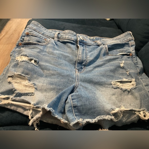 Denim midi shorts - Picture 3 of 3